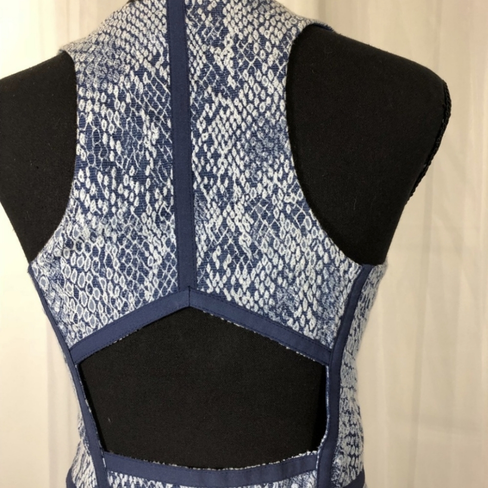 Parker Yonkers Python Snake Print Sleeveless Mini… - image 5